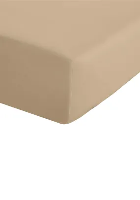 200 Thread Count Deep Fitted Sheet - Natural