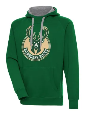 Antigua Victory Global Milwaukee Bucks Hooded Sweatshirt