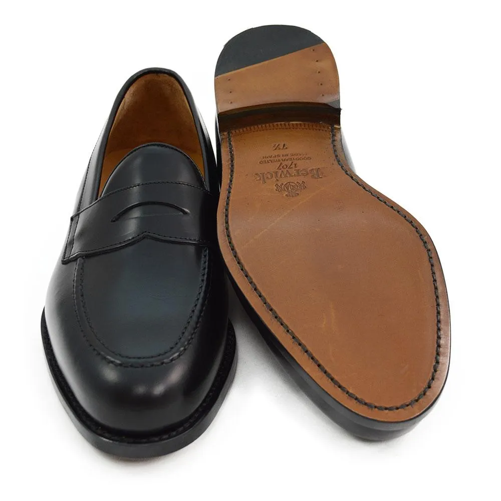 Berwick 1707 Penny Loafer (9628) - Black Rois