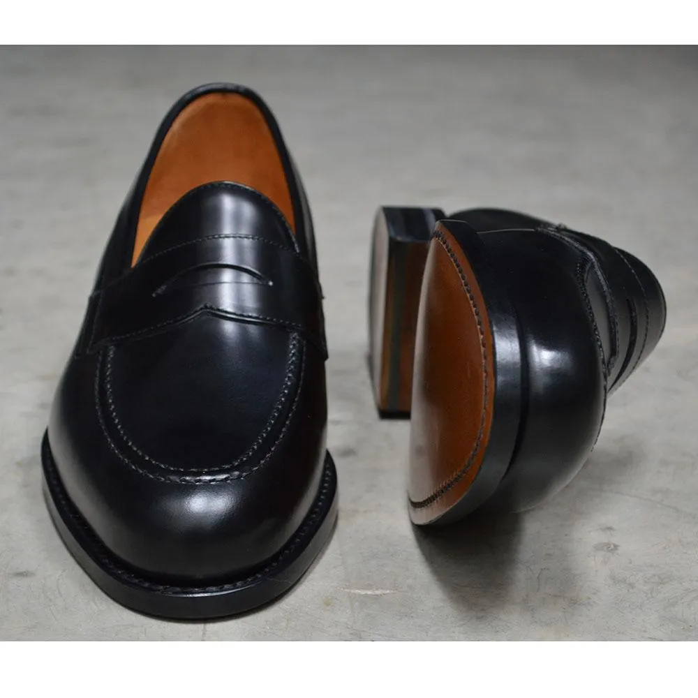 Berwick 1707 Penny Loafer (9628) - Black Rois