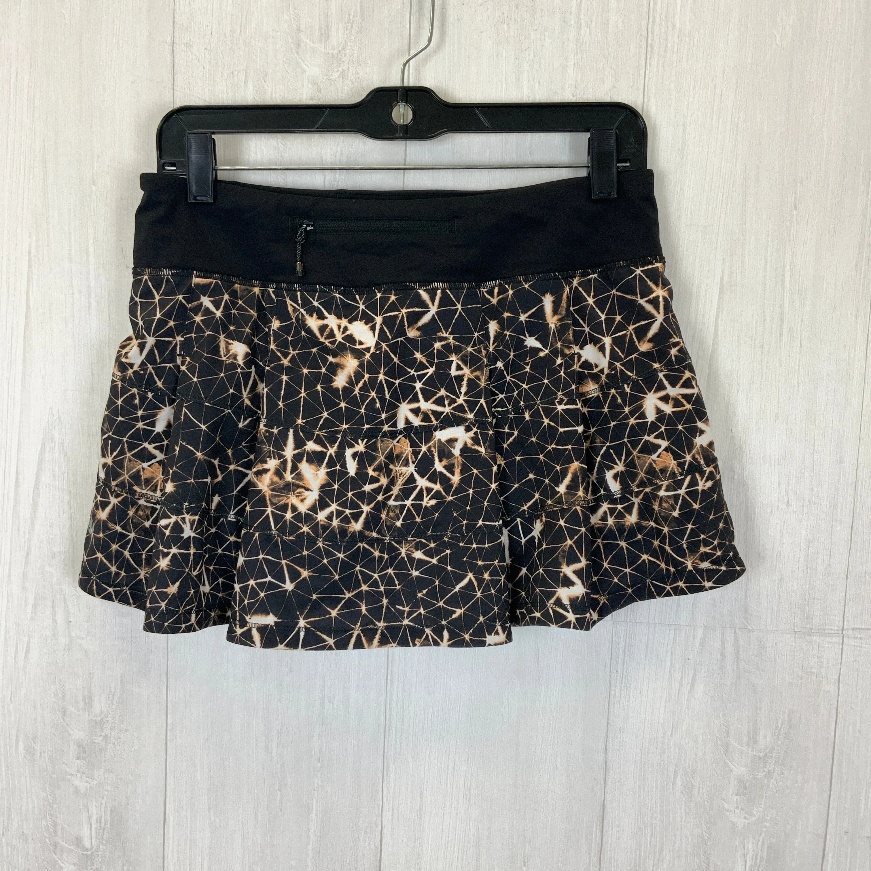 Black & Gold Athletic Skort Lululemon, Size S