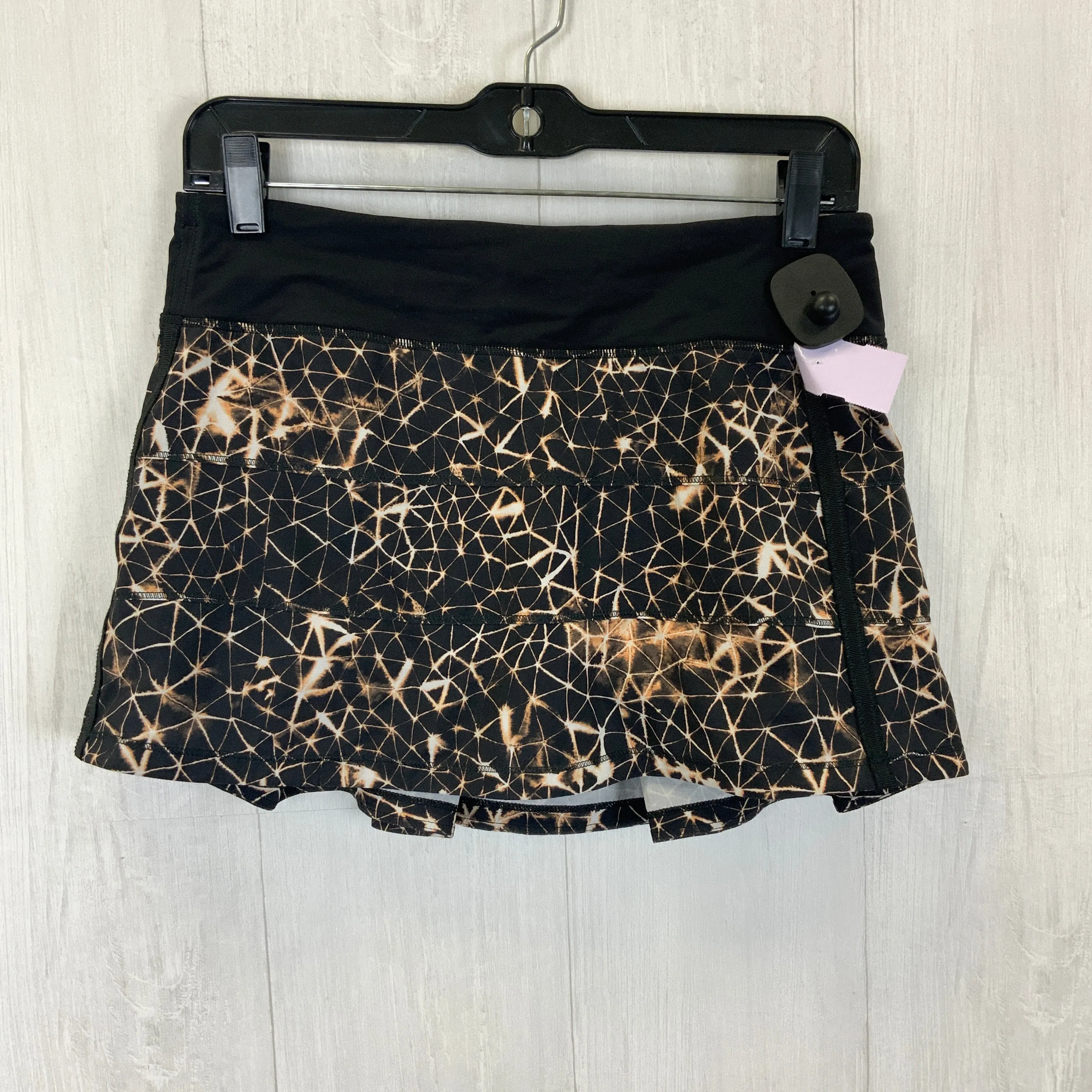 Black & Gold Athletic Skort Lululemon, Size S