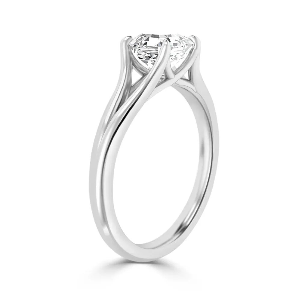 Camilla - 18ct White Gold - Asscher