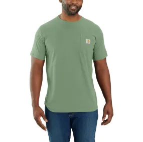 'Carhartt' Men's Force Relaxed Fit Midweight Pocket Tee - Loden Frost