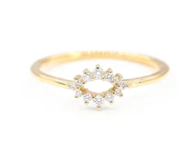 Cera Tiny Diamond Ring