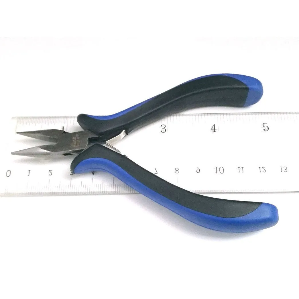 Chain Nose Pliers, Jewelry Making Tools, Ergonomic Grip Handles, Box Joint, Return Leaf Spring, Beadsmith Brand, #1162