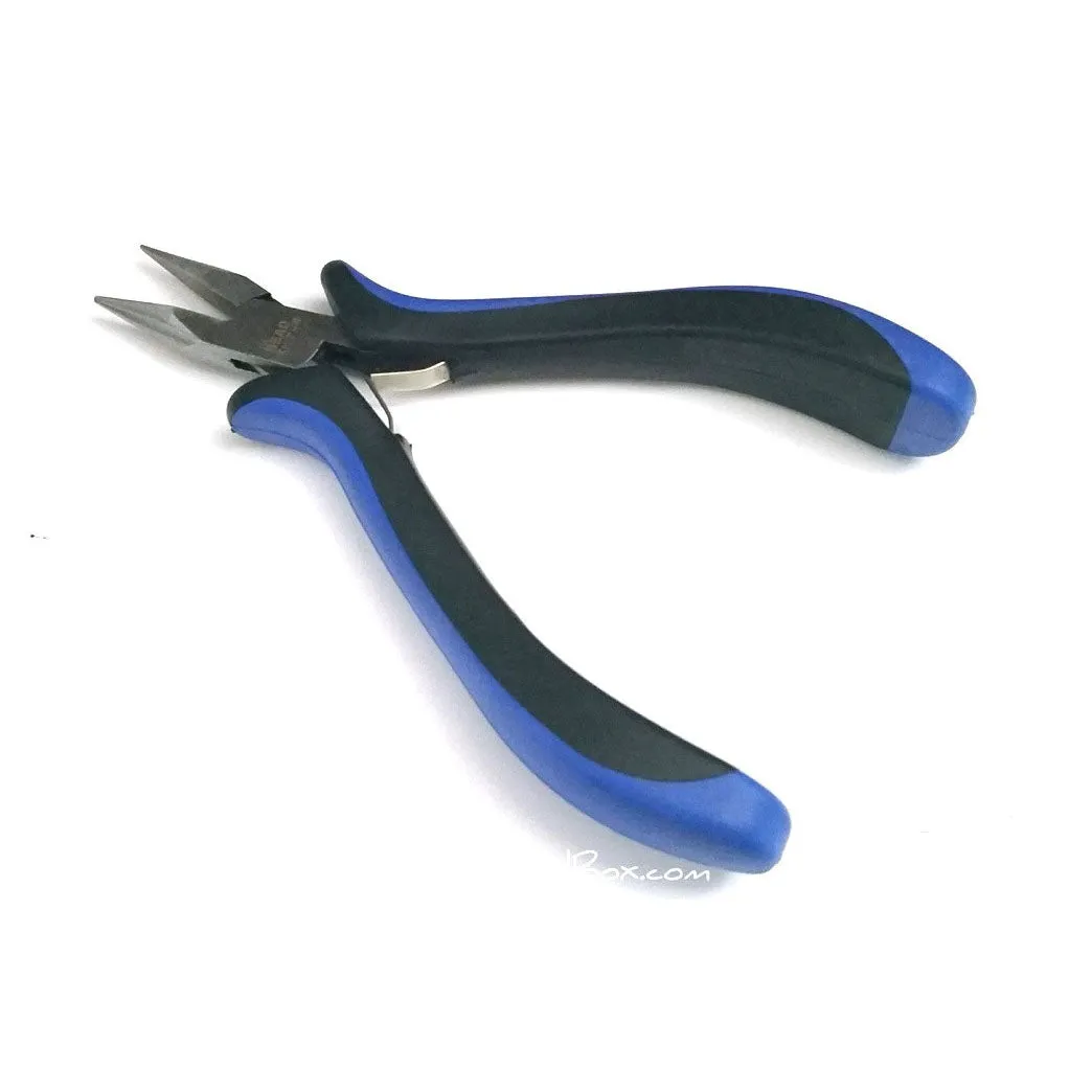 Chain Nose Pliers, Jewelry Making Tools, Ergonomic Grip Handles, Box Joint, Return Leaf Spring, Beadsmith Brand, #1162