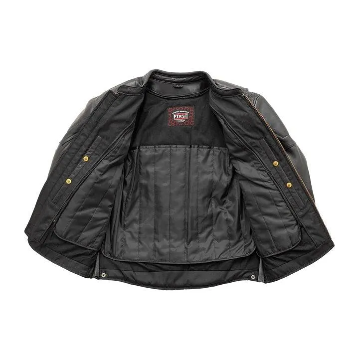 Chaos - Men's Leather Motorcycle Jacket