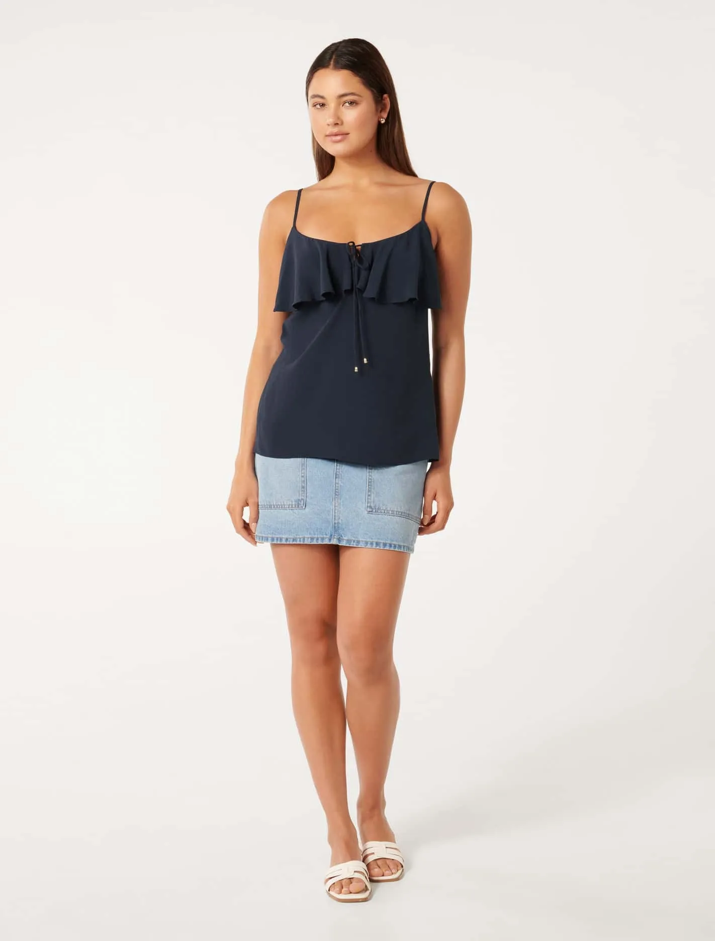 Cordelia Ruffle Cami Top