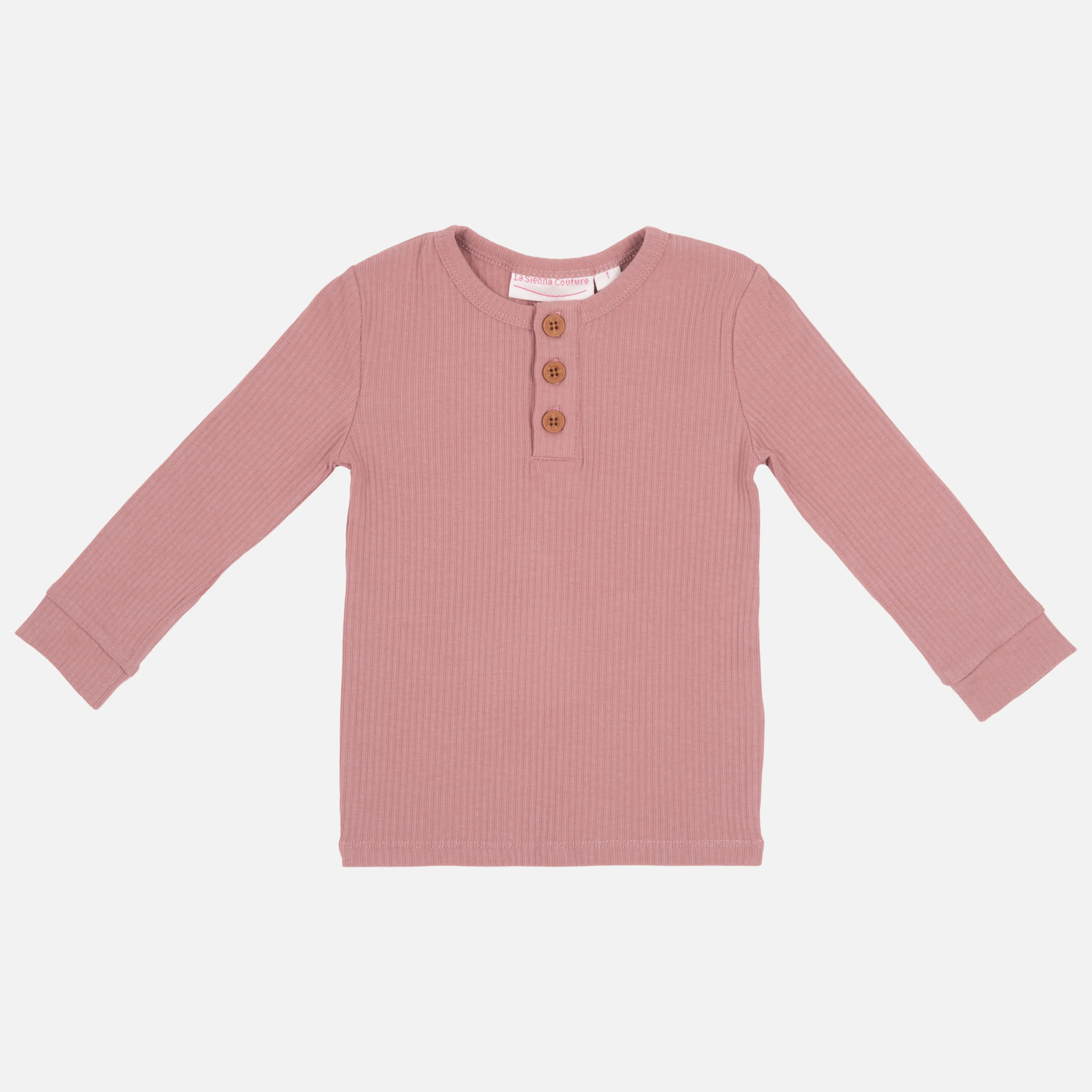 Cozy Long Sleeve Bodysuit/Top - Twilight Mauve