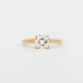 Cushion-Cut Canopy Solitaire