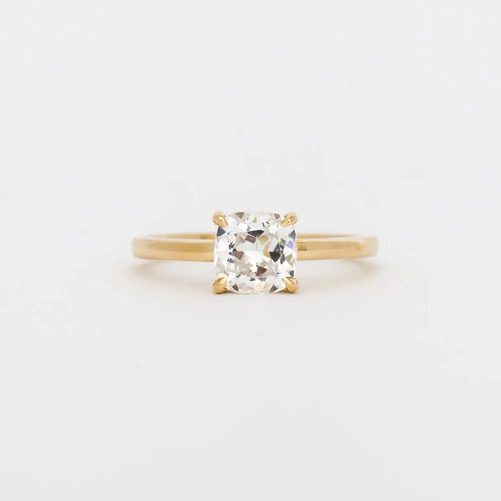 Cushion-Cut Canopy Solitaire