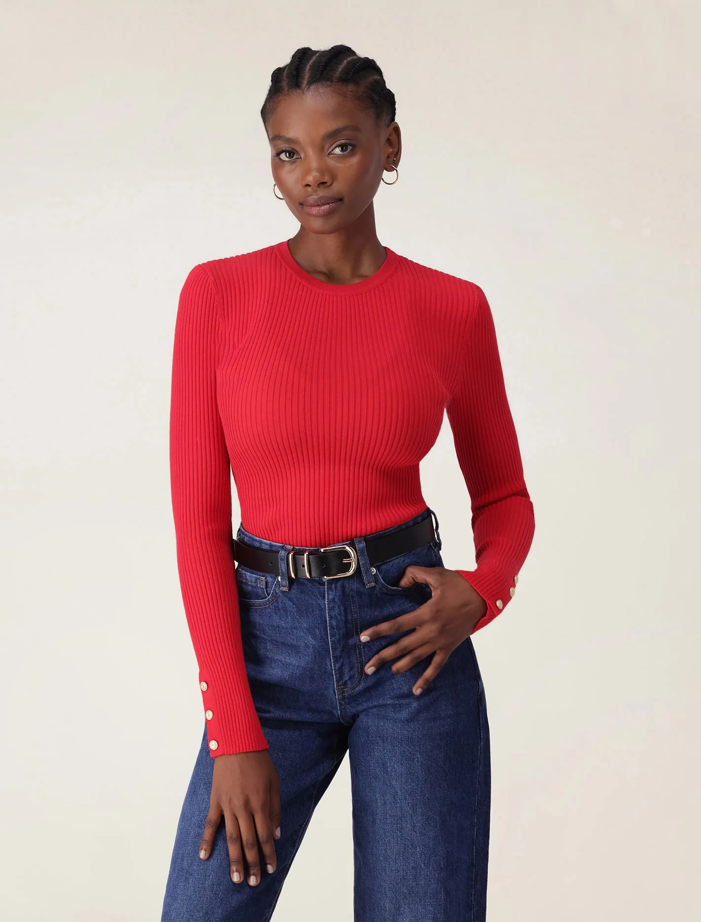 Della Rib Knit Jumper