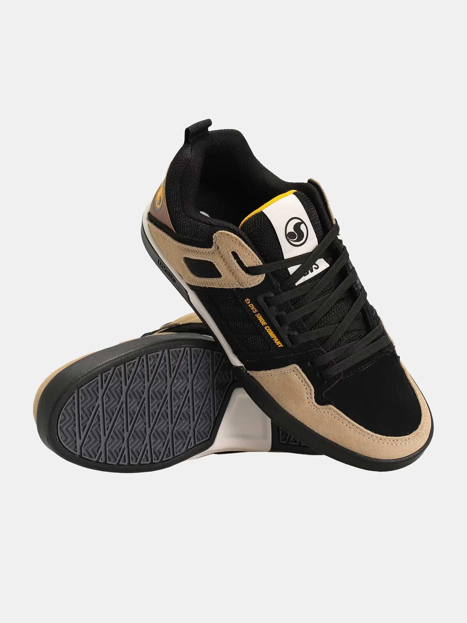 DVS Comanche 2.0  - Black / Tan / Yellow / Suede