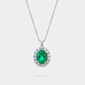 Emerald Diamond Necklace