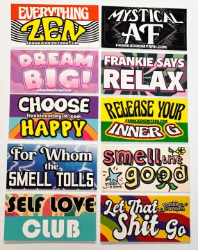 Frankie's Favorites Sticker Pack | Vibrant, Fun, & Quirky Decals for Personalizing Your Gear