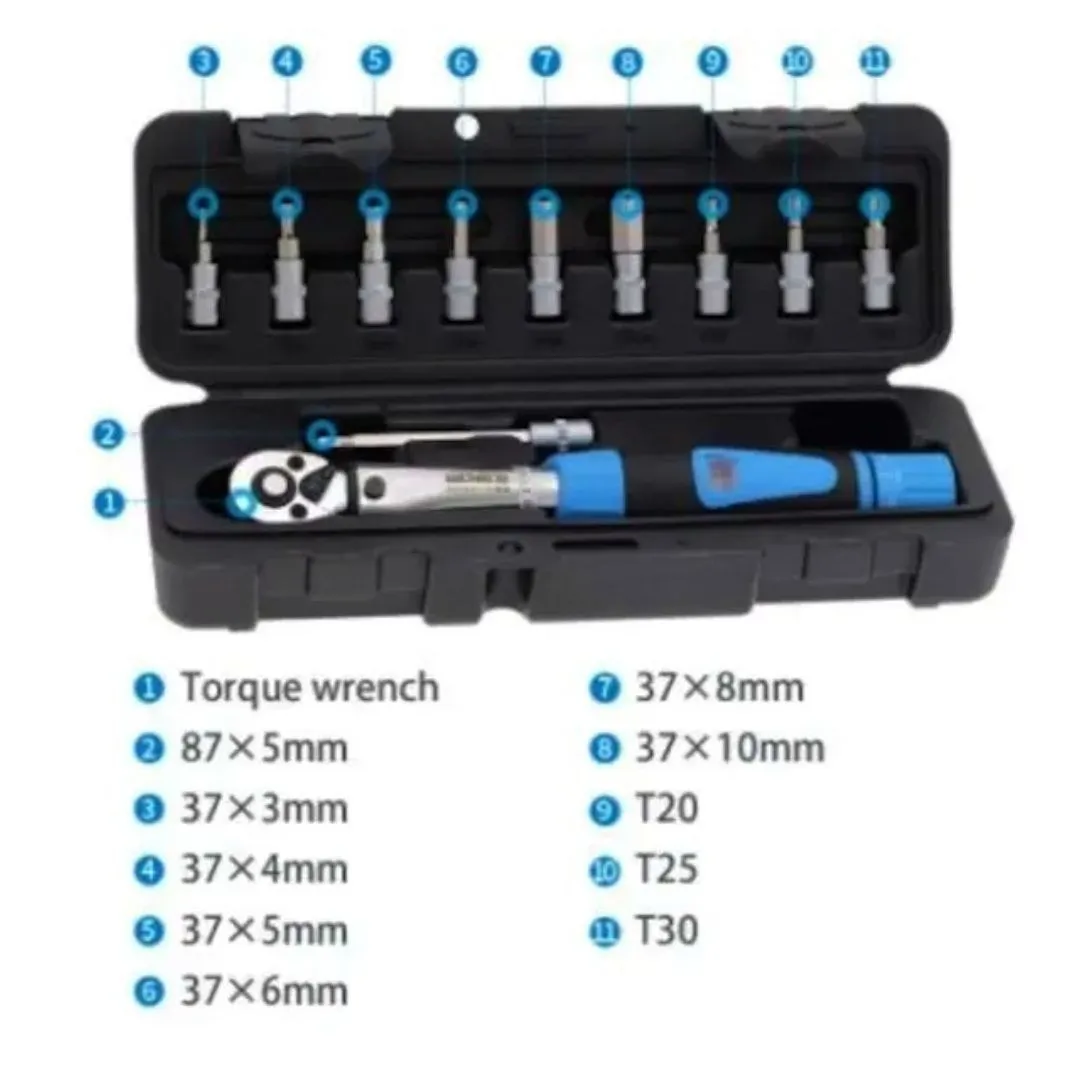 Genier Bicycle Preset Torque Wrench Set