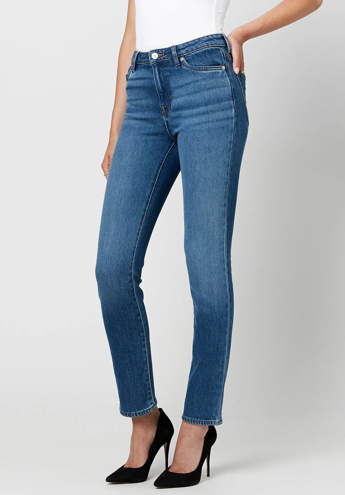 High Rise Straight Jayden Jeans - BL15777