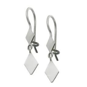 Jane Diaz Two Diamond Dangle Earrings