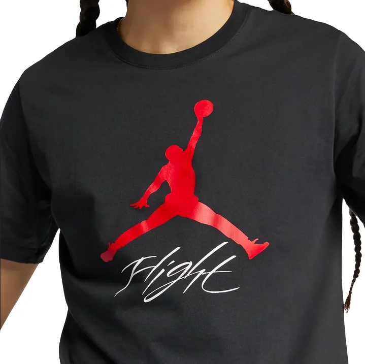 Jordan men's short sleeve t-shirt Jumpman Flight AO0664-101 black