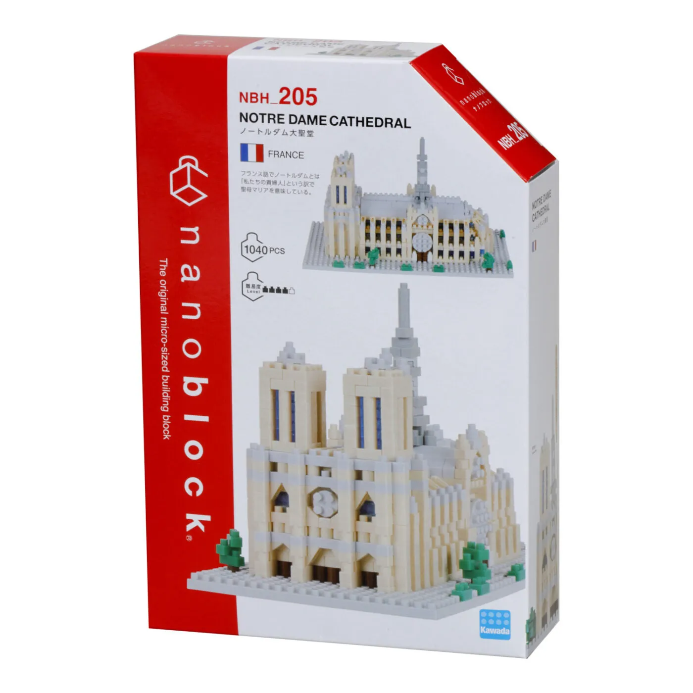 Kawada Nanoblock Landmark Notre Dame Cathedral