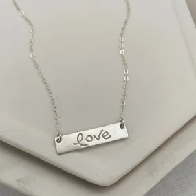 Love Bar Necklace