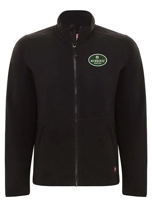 Men's Sportiqe Prescott Creed Black Milwaukee Bucks Full-Zip Jacket