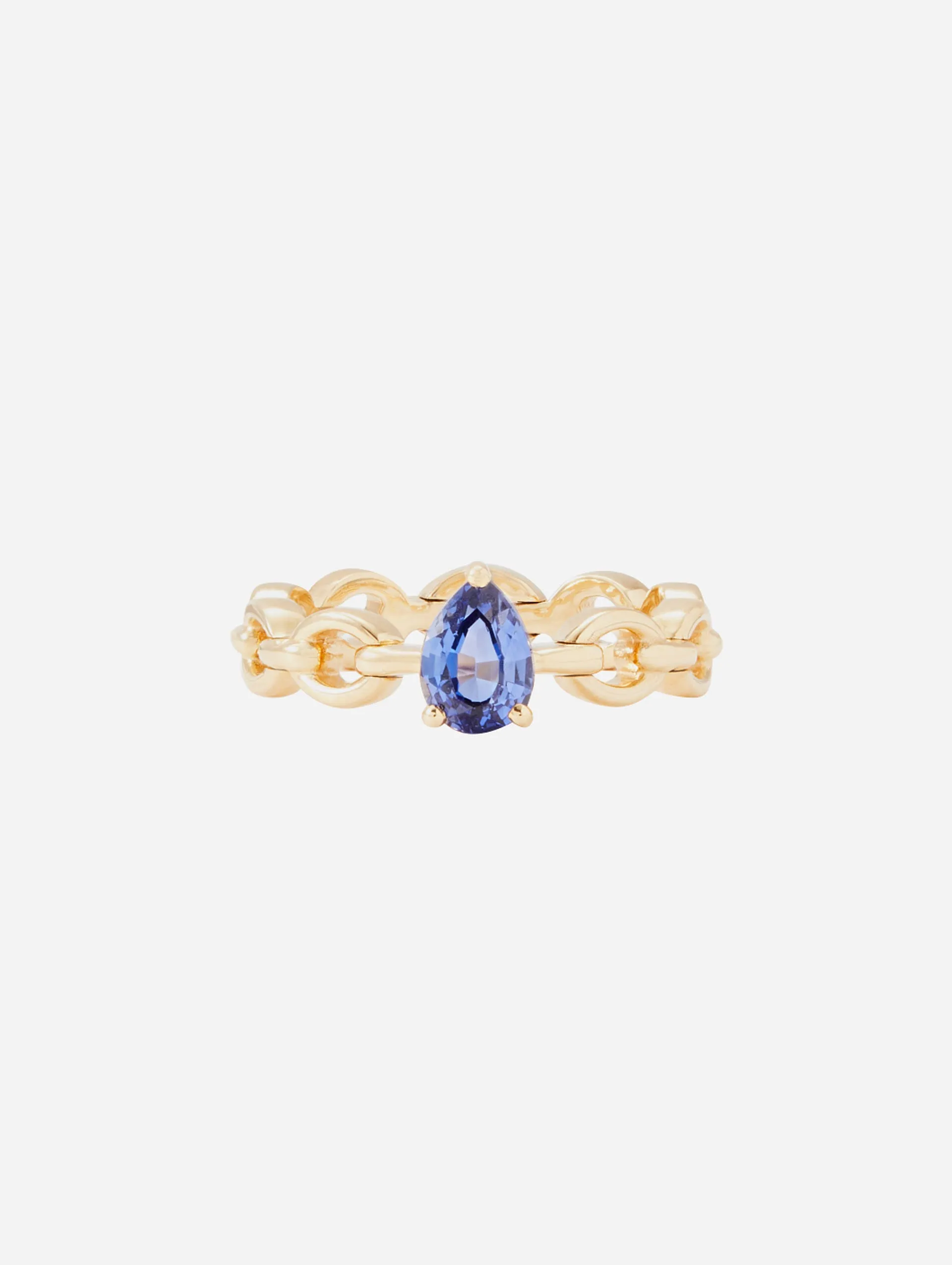 Mini Catena Blue Sapphire Ring