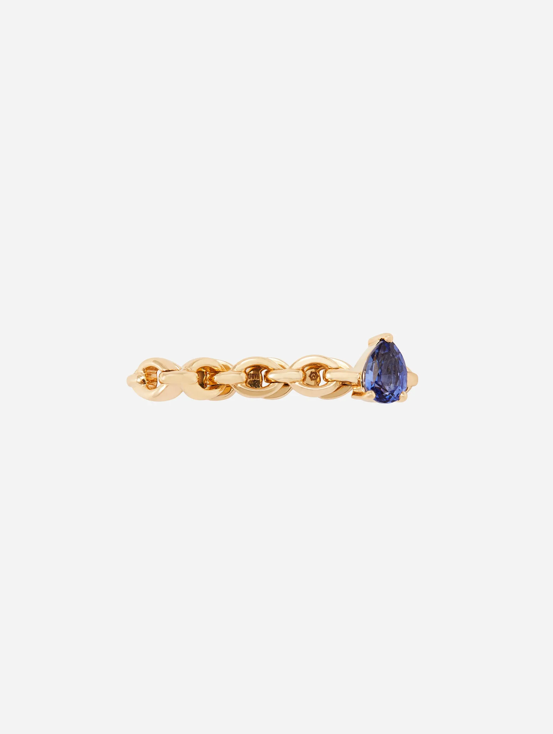 Mini Catena Blue Sapphire Ring