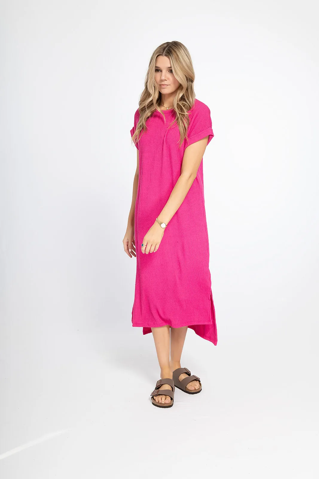 'My Everything' Dress - Hot Pink