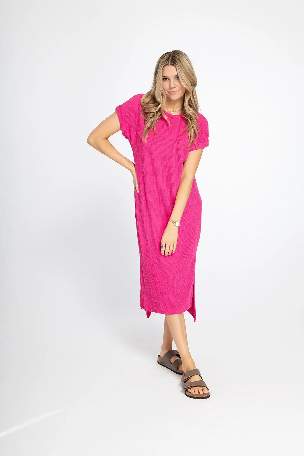 'My Everything' Dress - Hot Pink