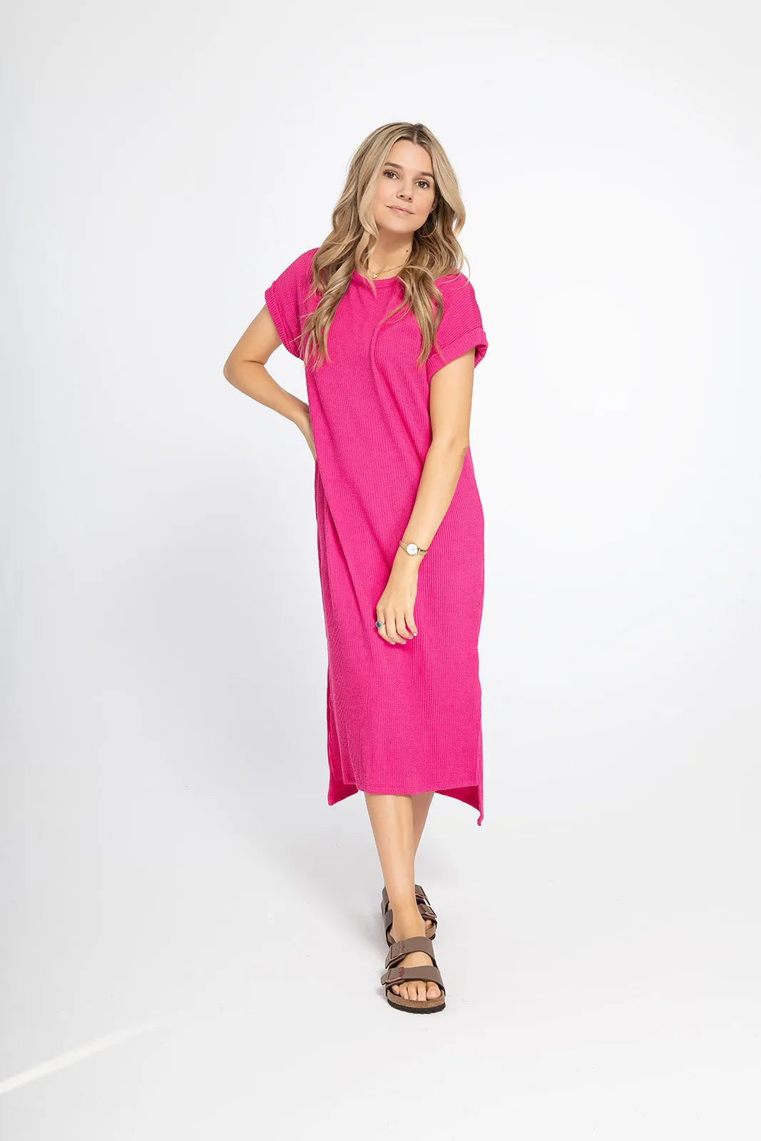 'My Everything' Dress - Hot Pink