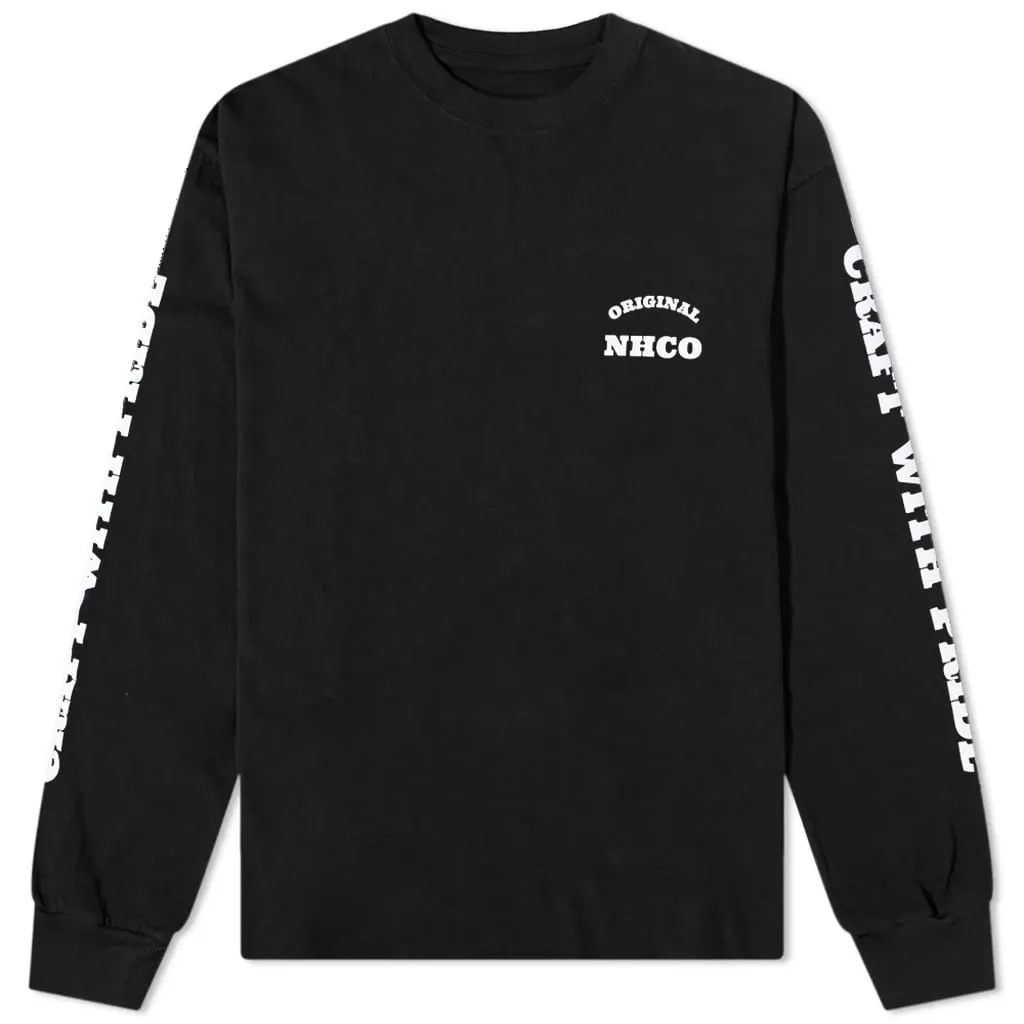 Neighborhood NH-7 Long Sleeve Tee Black