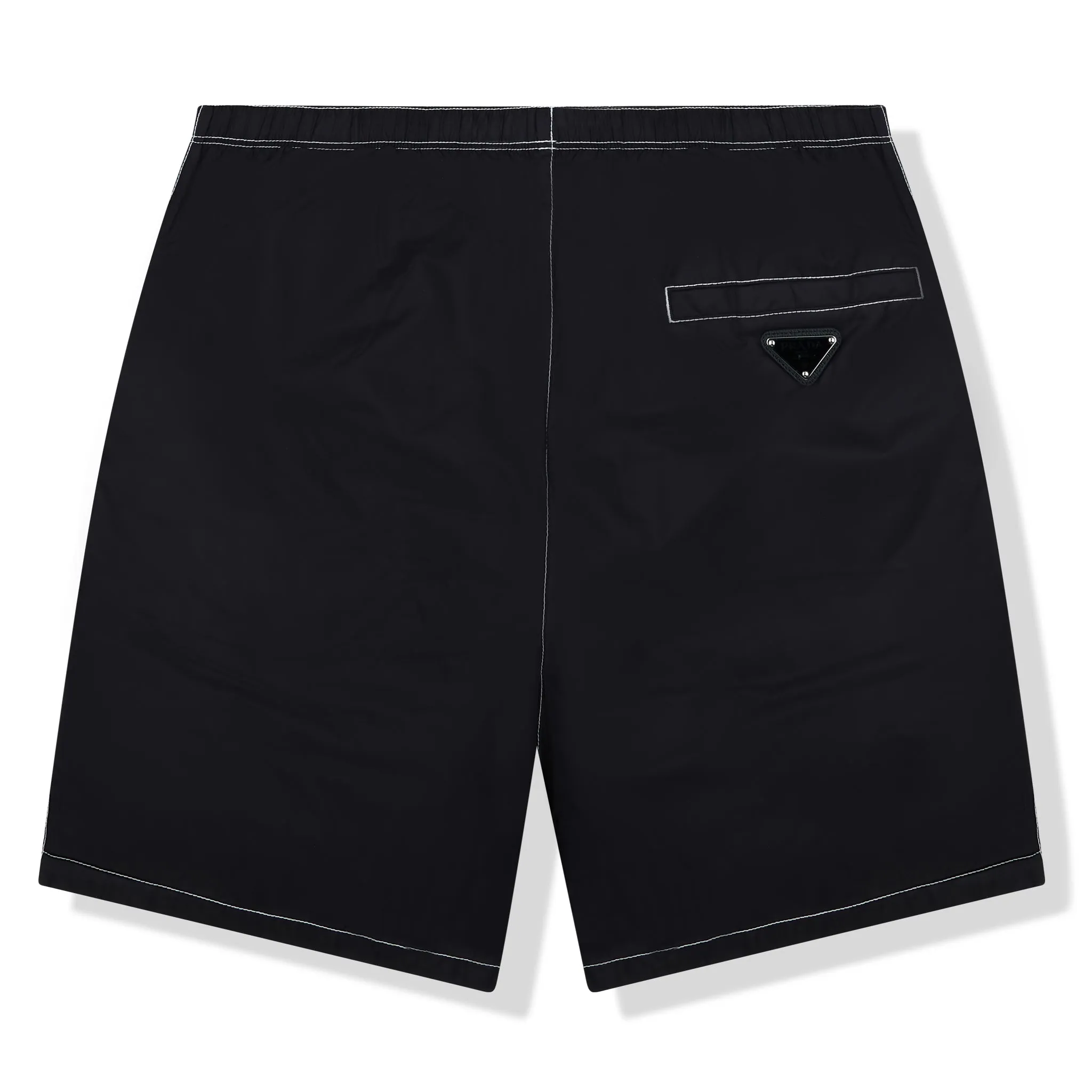 Prada Re-Nylon Black Swim Shorts