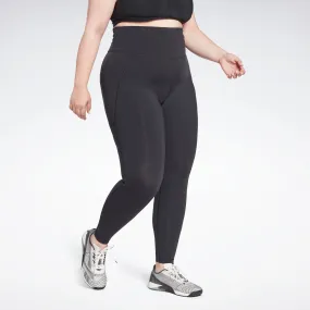 Reebok Apparel Women Lux High-Waisted Leggings (Plus Size) Black