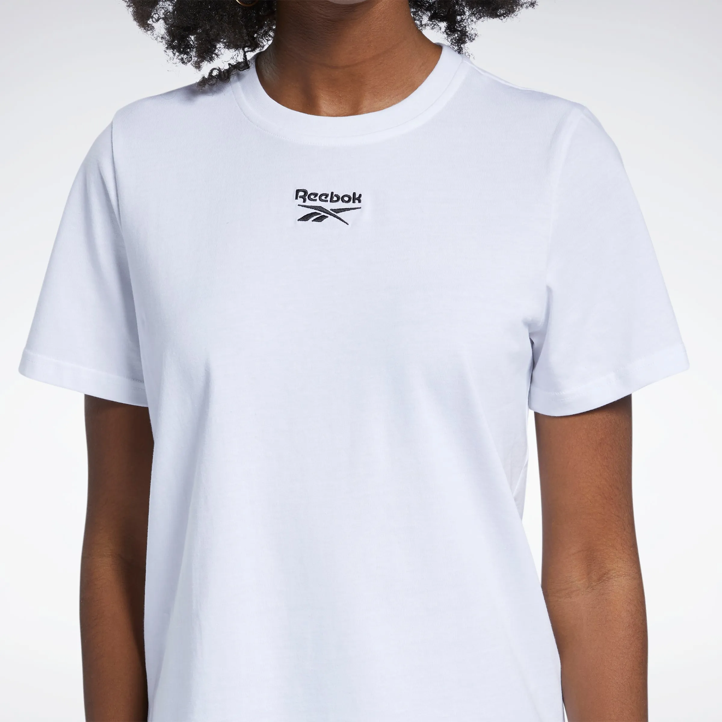 Reebok Apparel Women Reebok Classics Small Logo T-Shirt White/Black