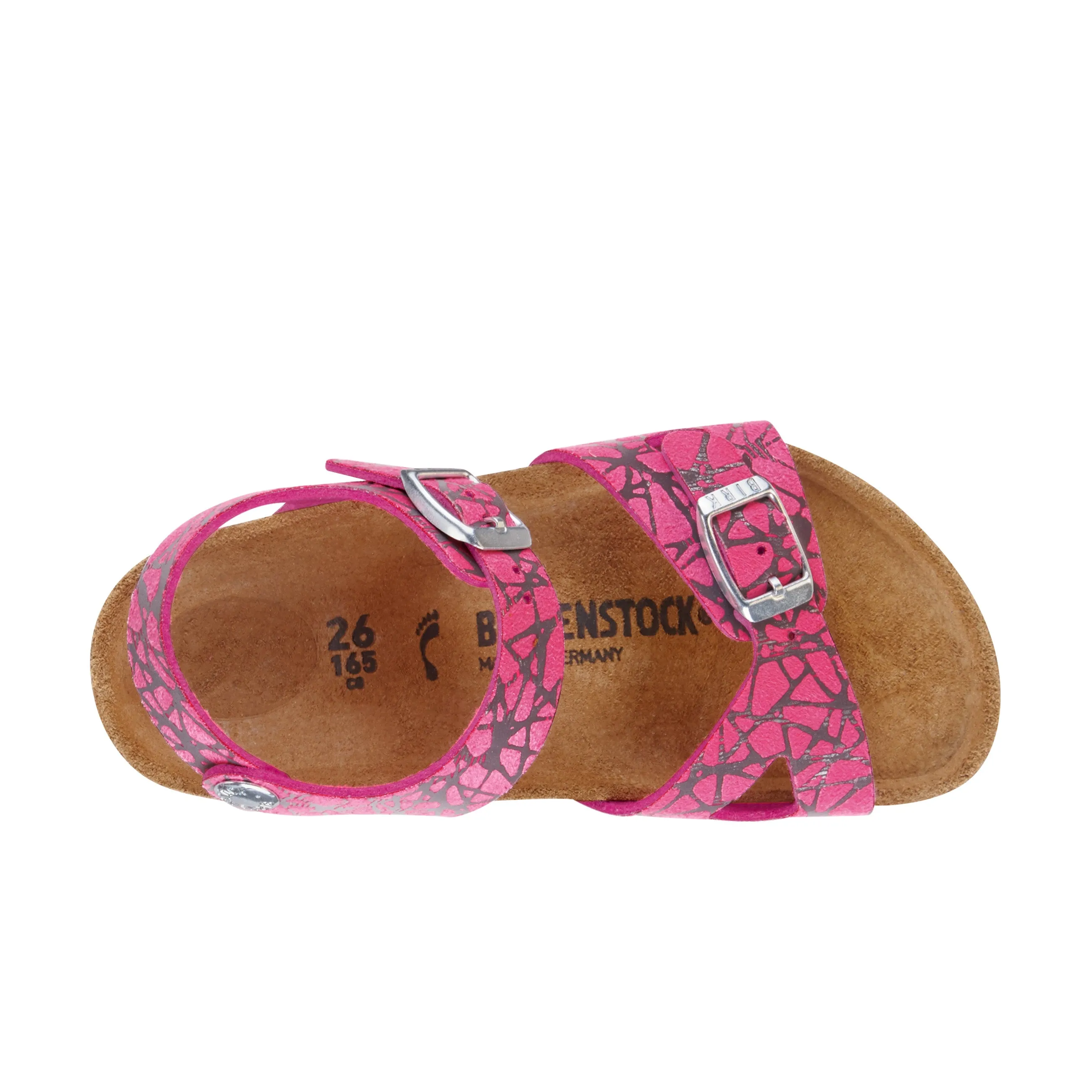 Rio Kids Reflective Lines Pink Microfibre