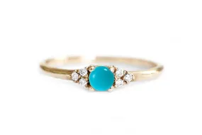 Sora Turquoise   Diamond Ring