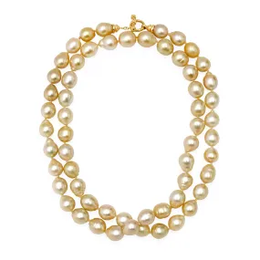 South Sea Champagne Pearl Strand Necklace