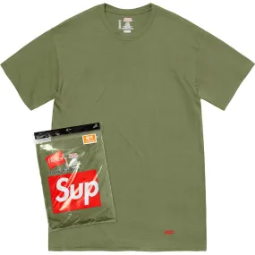 Supreme/Hanes Tagless Tees (2 Pack) Green