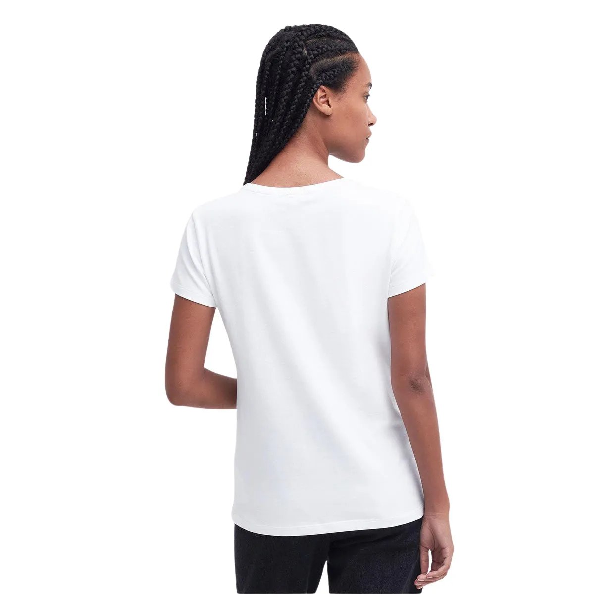 T-shirt Donna Barbour Highlands Bianco