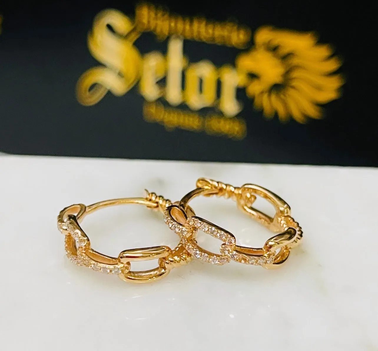 Tatiana diamond earrings DE022