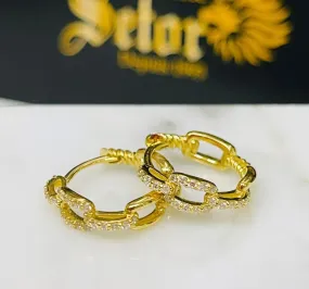 Tatiana diamond earrings DE022