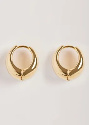 The Mini Hoop in Gold