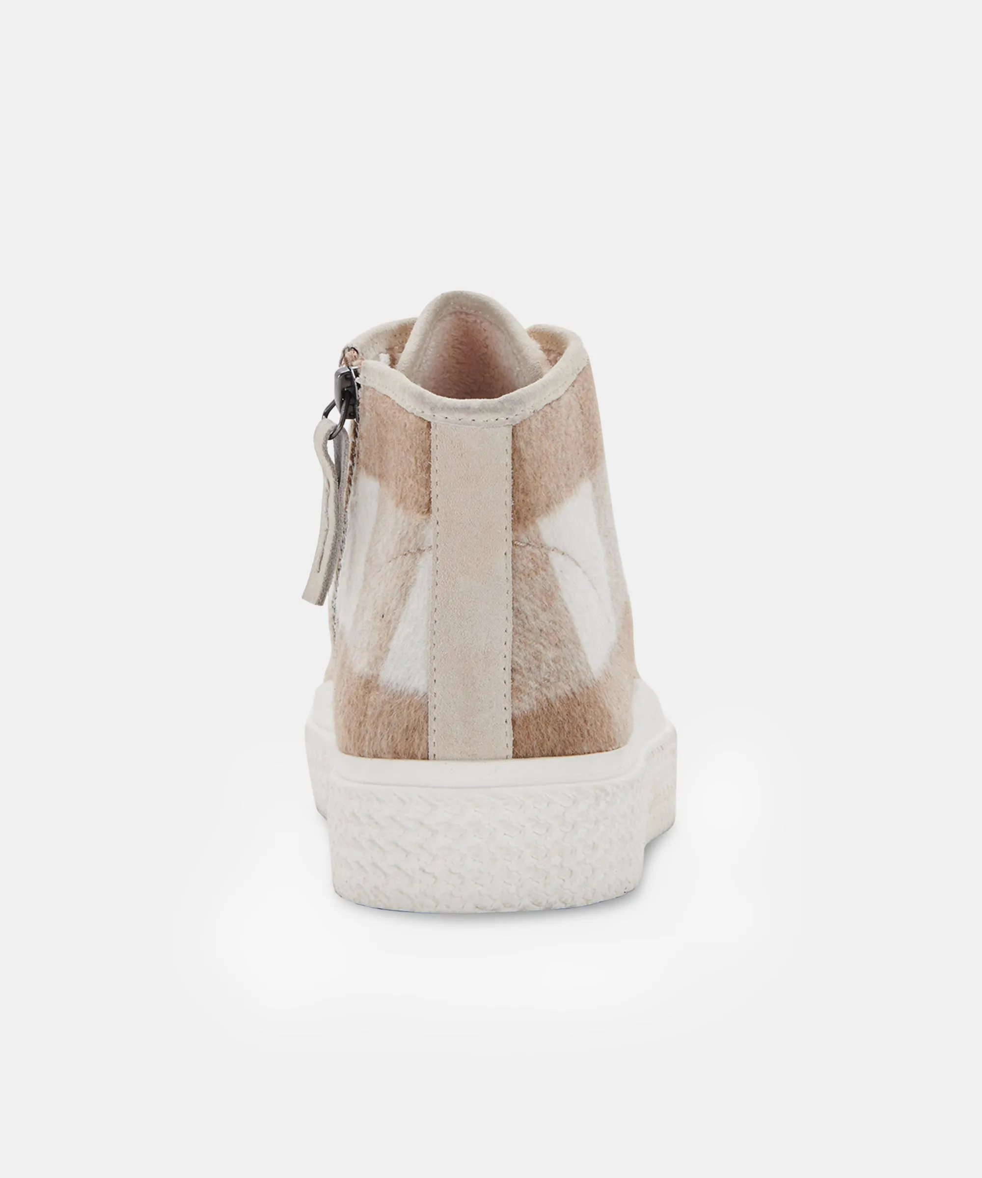 VEOLA PLUSH SNEAKERS TAN MULTI FABRIC