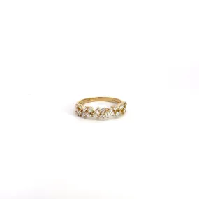 WD1194 14kt baquette diamond ring