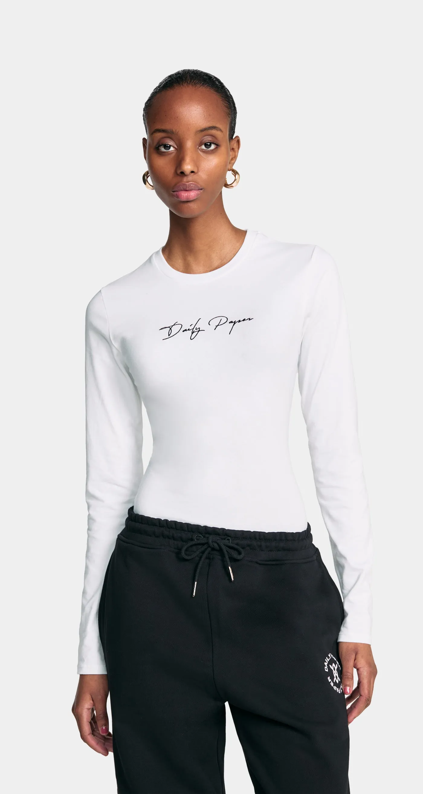 White Escript Longsleeve