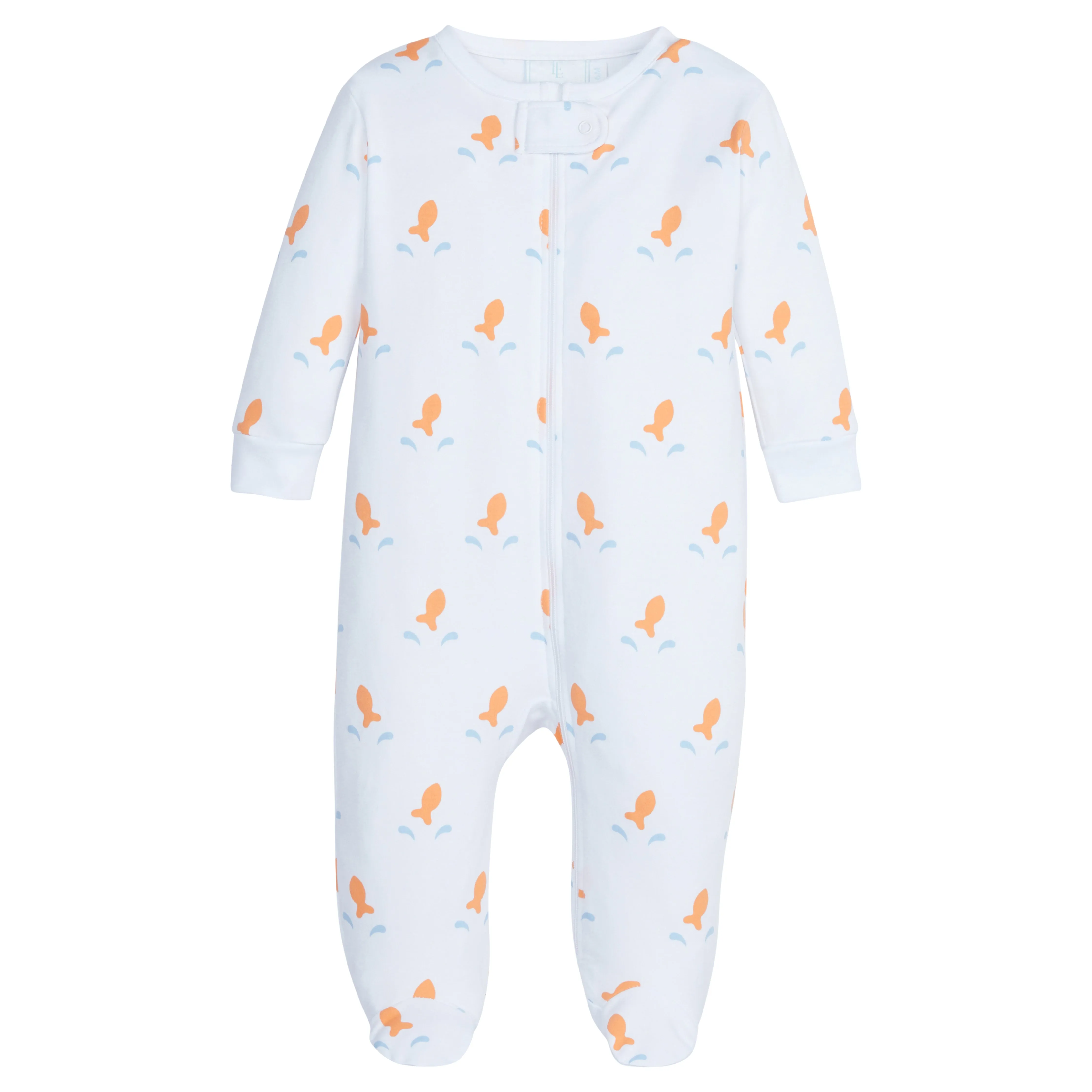 Zippered Footie - Goldfish